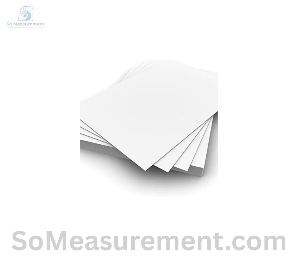 100 Sheets of 80gsm A4 Paper That Weigh 500 Grams