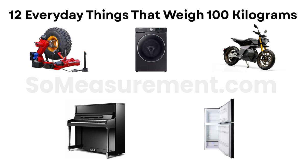 12 Everyday Things That Weigh 100 Kilograms
