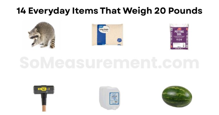 14 Everyday Items That Weigh 20 Pounds