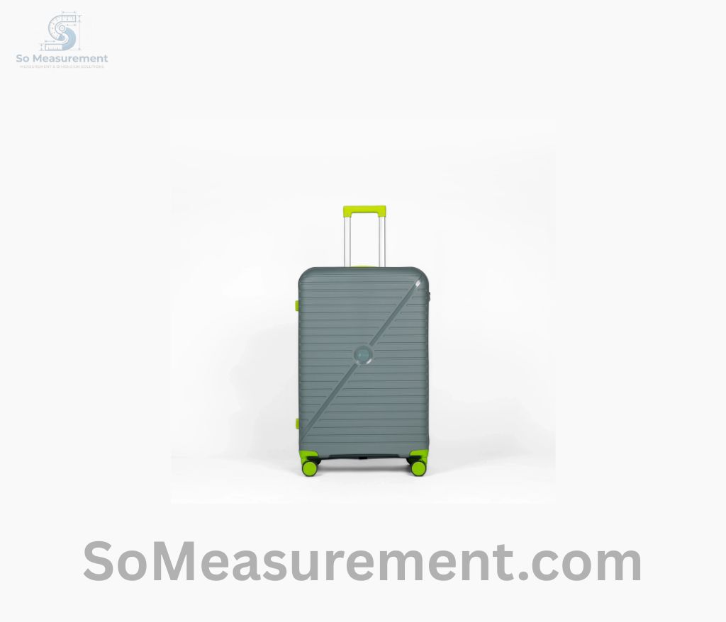 A Packed International Checked Suitcase That Weigh 30 KG
