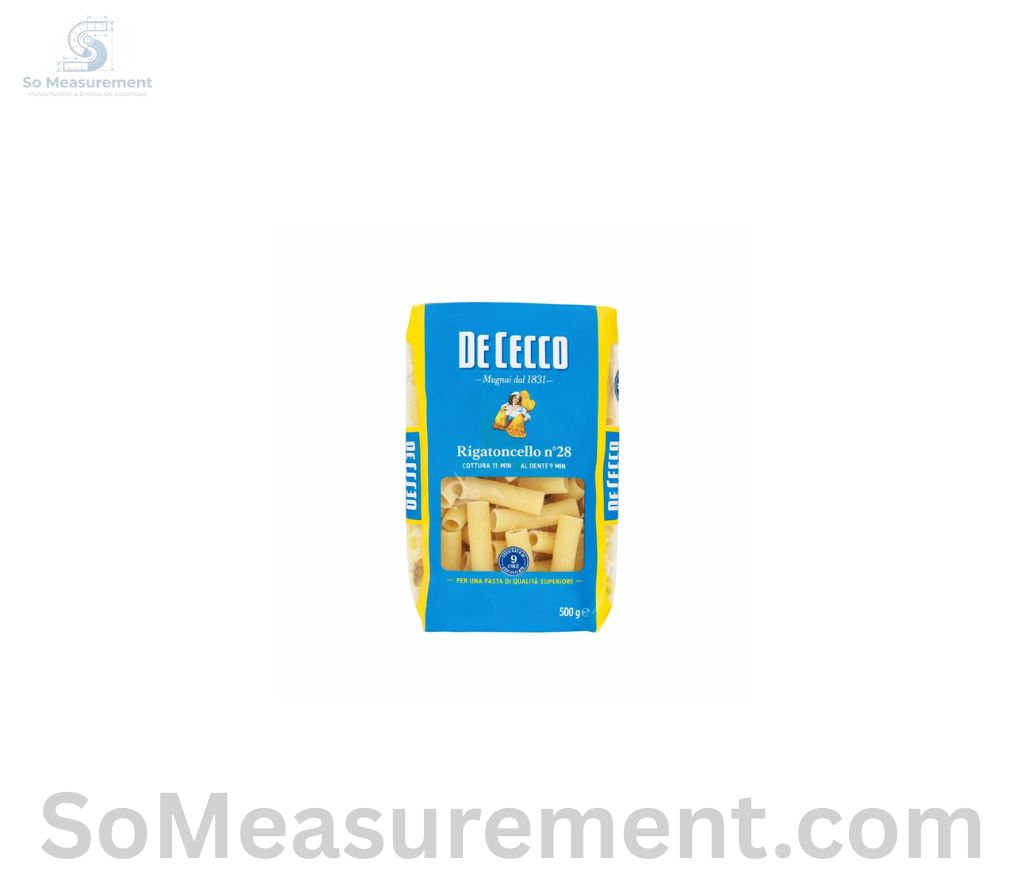 A Standard Package of Dried Pasta That Weigh 500 Grams