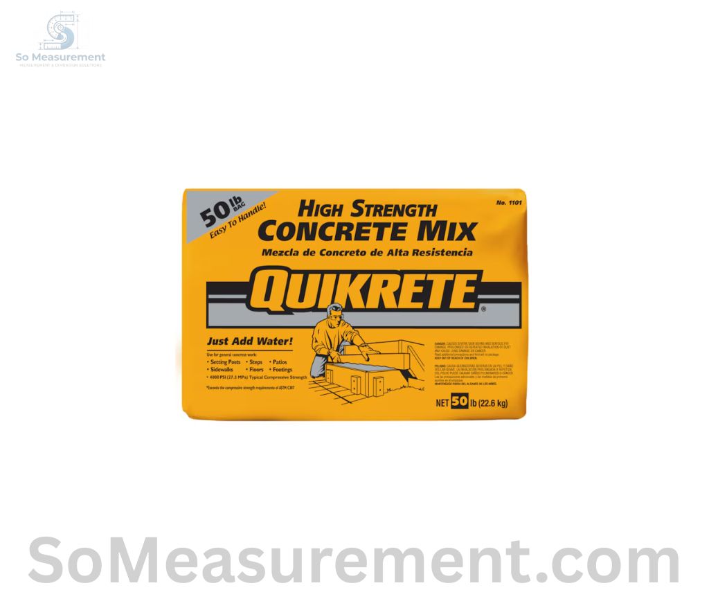 Bag of Concrete Mix That Weigh 50 Pounds