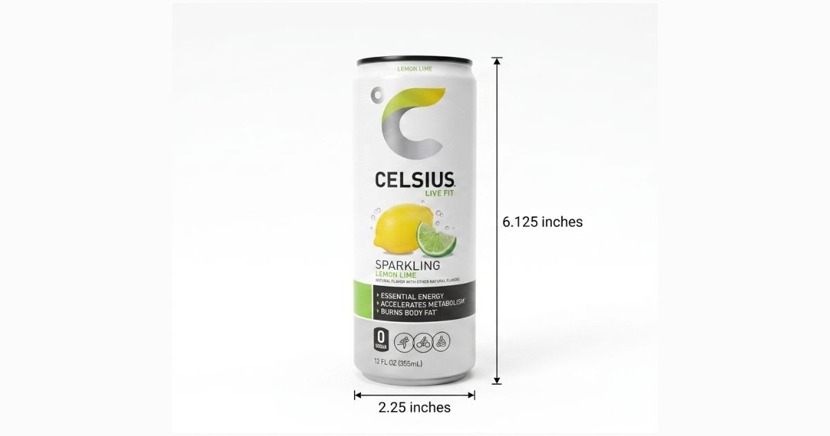 CELSIUS Can Dimensions: Size, Height & Diameter & Fit Guide 2026