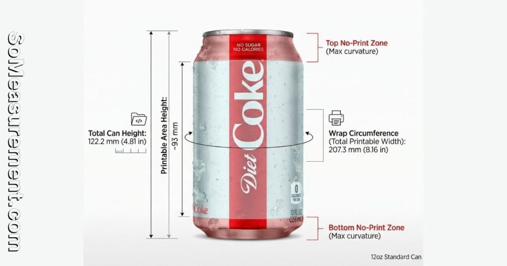 Coke Can Dimensions Circumference — Label Design