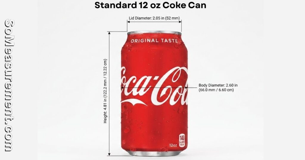 Coke Can Dimensions: Standard 12 oz Coke Can