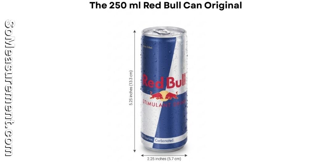 Red Bull Can Dimensions — The 250 ml Red Bull Can Original