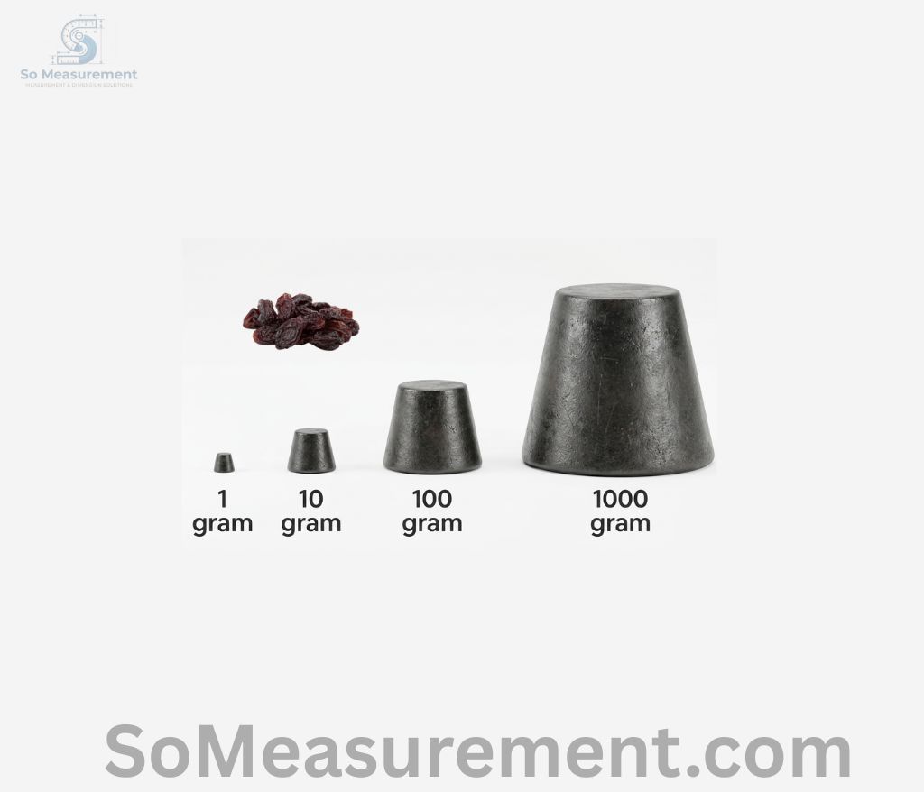 Ten Medium Raisins vs. One Dekagram Weight That Weigh 10 Grams