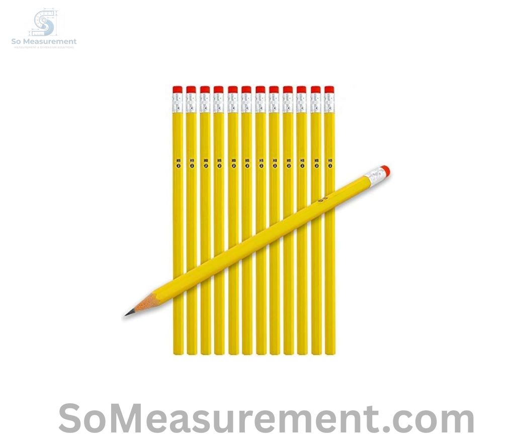 Ten Unsharpened Pencils That Weigh 10 ounces