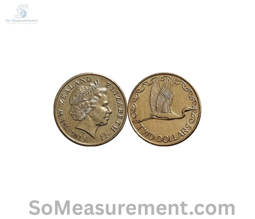 Two New Zealand $2 Coins That Weigh 10 Grams