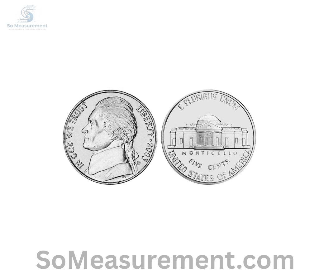 Two US Nickels That Weigh 10 Gram