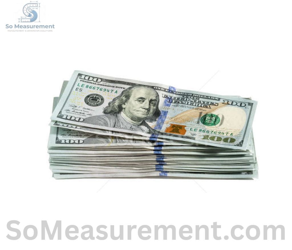 100 U.S. Dollar Bills Weigh 100 Grams