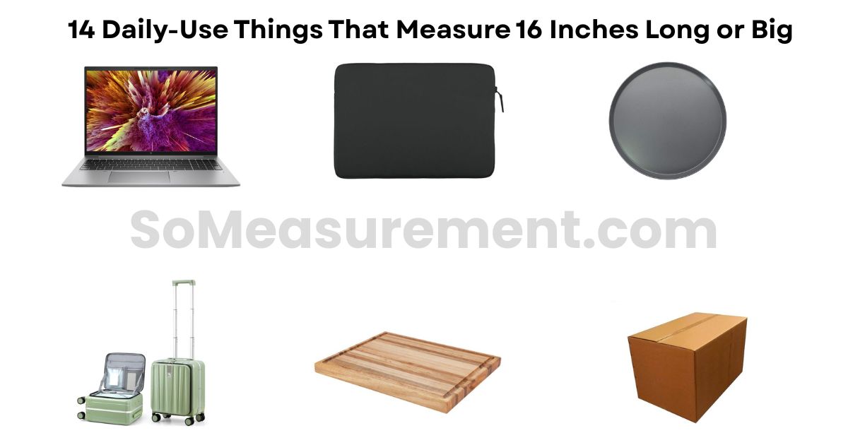 14 Daily-Use Things That Measure 16 Inches Long or big