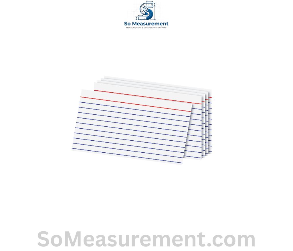 3×5 Index Card That 5 Inches long