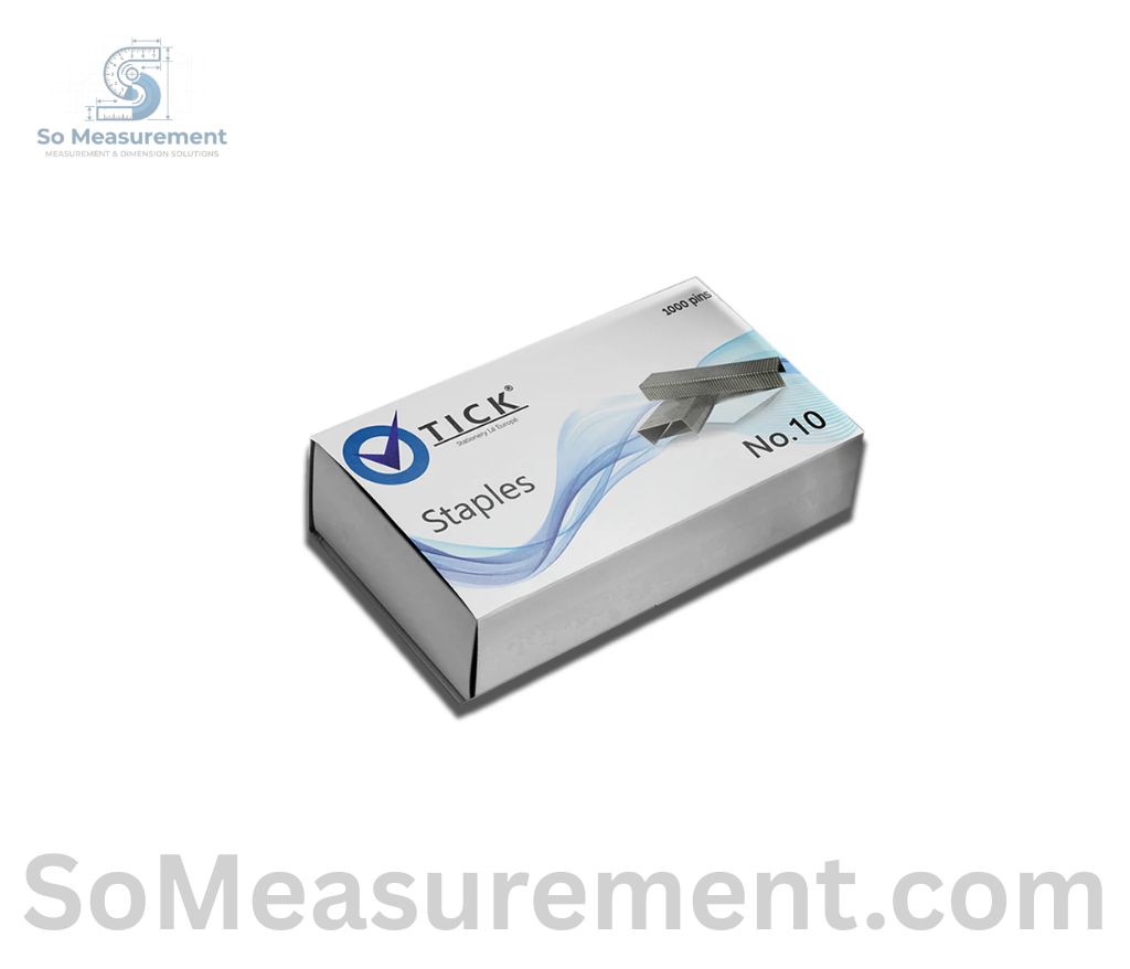 A Small Box of Staples that Weigh 100 Grams
