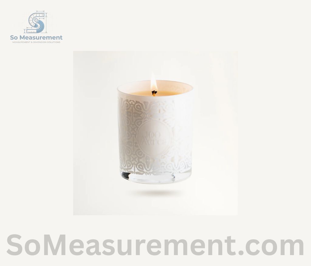 A Small Decorative Candle that Weigh 100 Grams