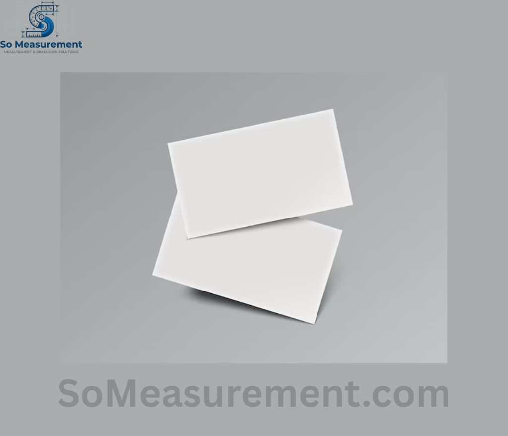 Business Card That Measure 3 Inches long