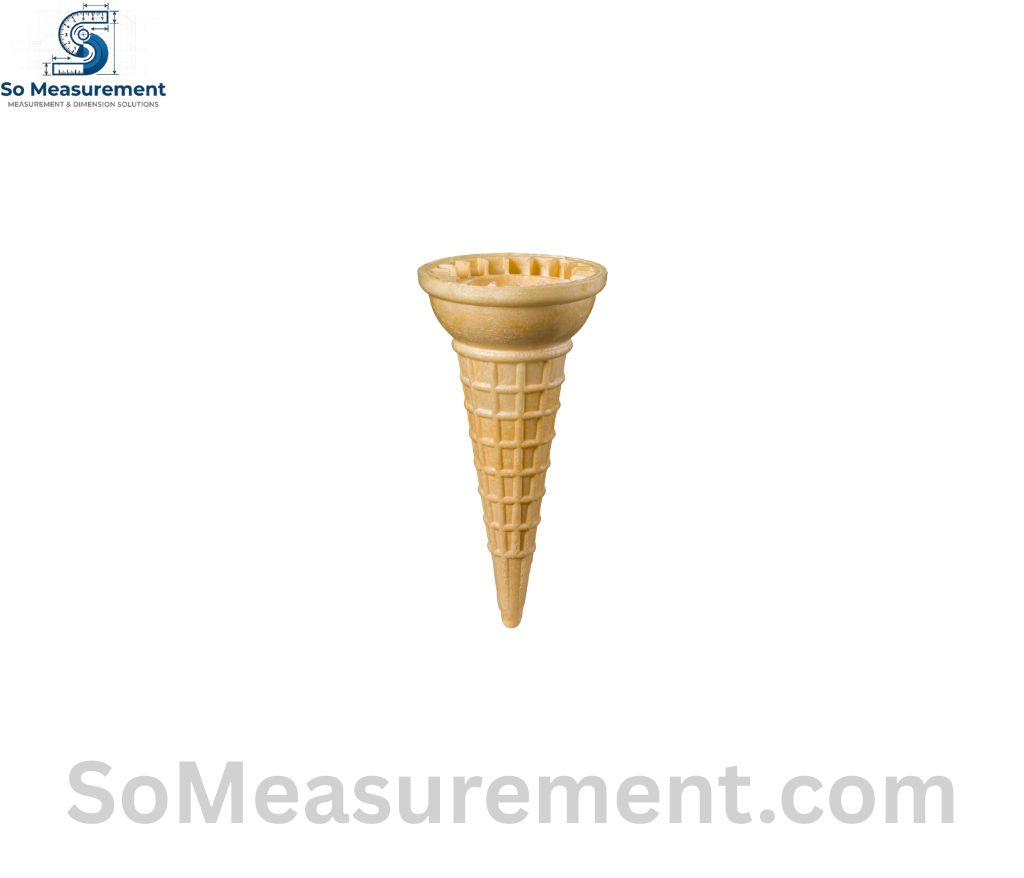 Classic Sugar Ice Cream Cone That 4 Inches long