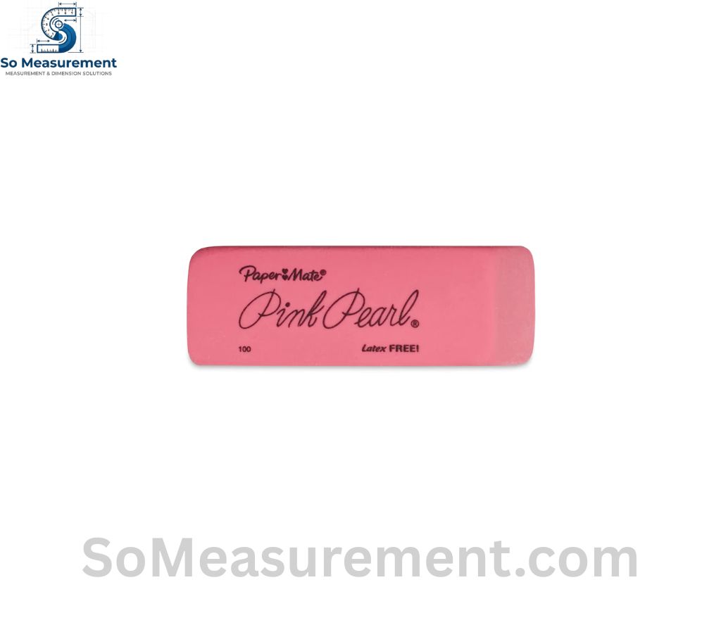 Large Pink Pearl Eraser That Measure 3 Inches long