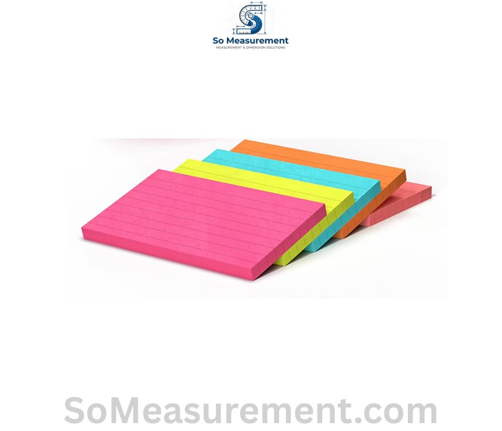 Lined Large Sticky Note That 5 Inches long