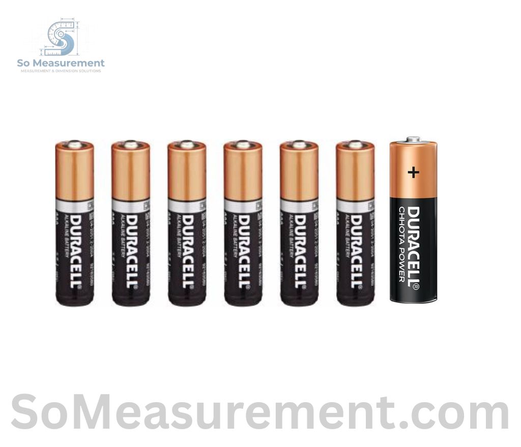 Seven AAA Batteries that Weigh 100 Grams
