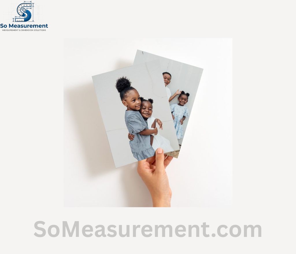 Short Side of a 4×6 Photo Print That 4 Inches long