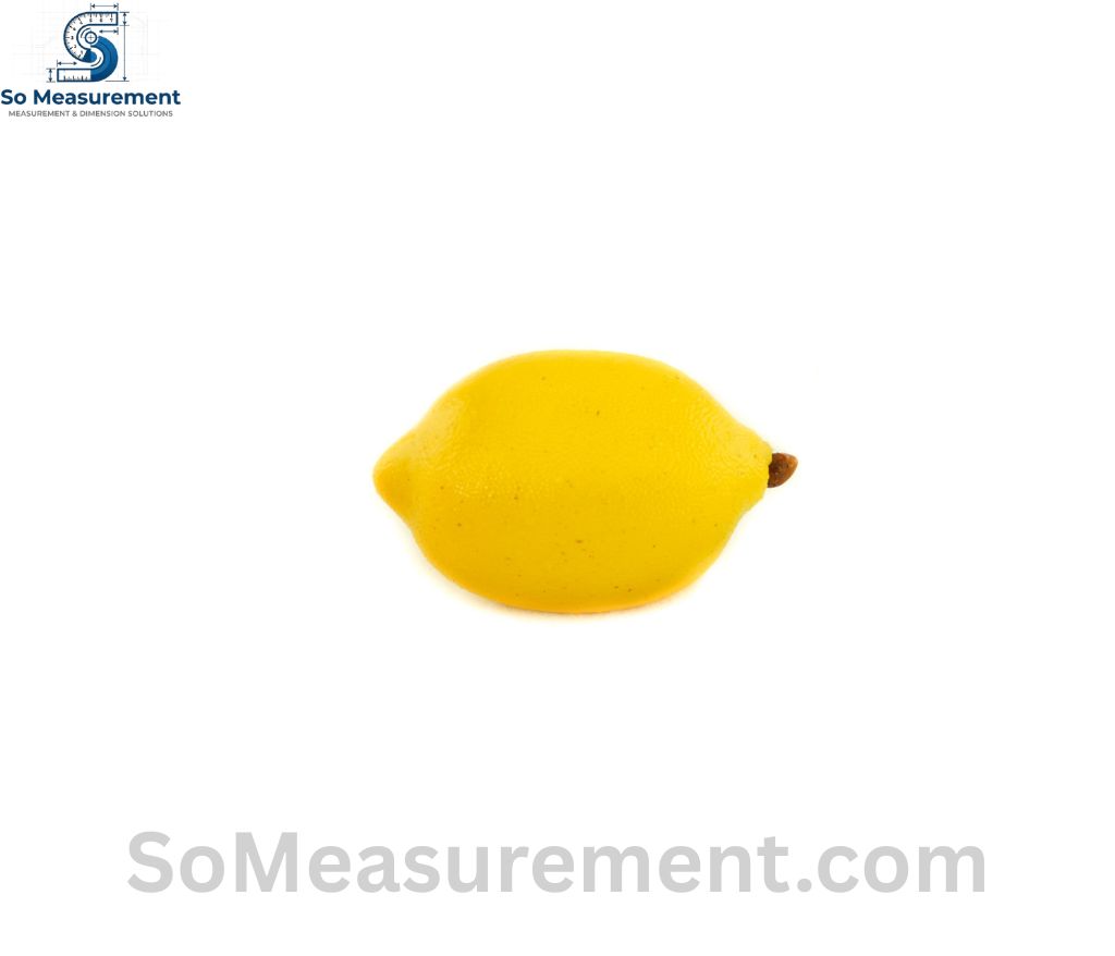 Small Lemon That Measure 3 Inches thick