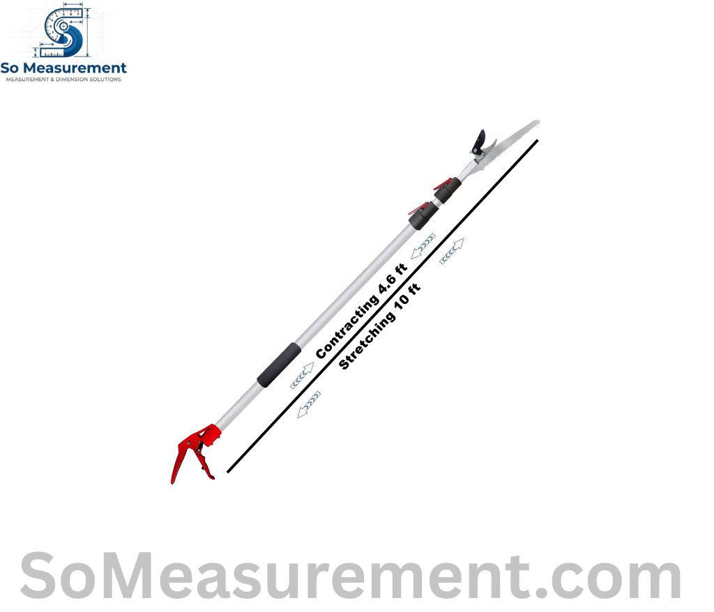 Telescoping Tree Pruner that Measure 10 Feet length