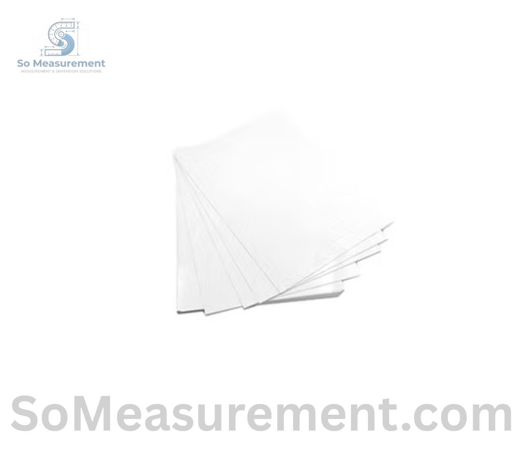 Twenty Sheets of A4 Printer Paper that Weigh 100 Grams