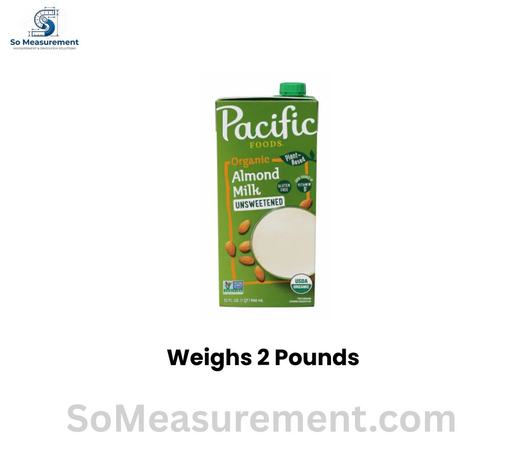 32 oz Carton of Milk Weighs 2 Pounds