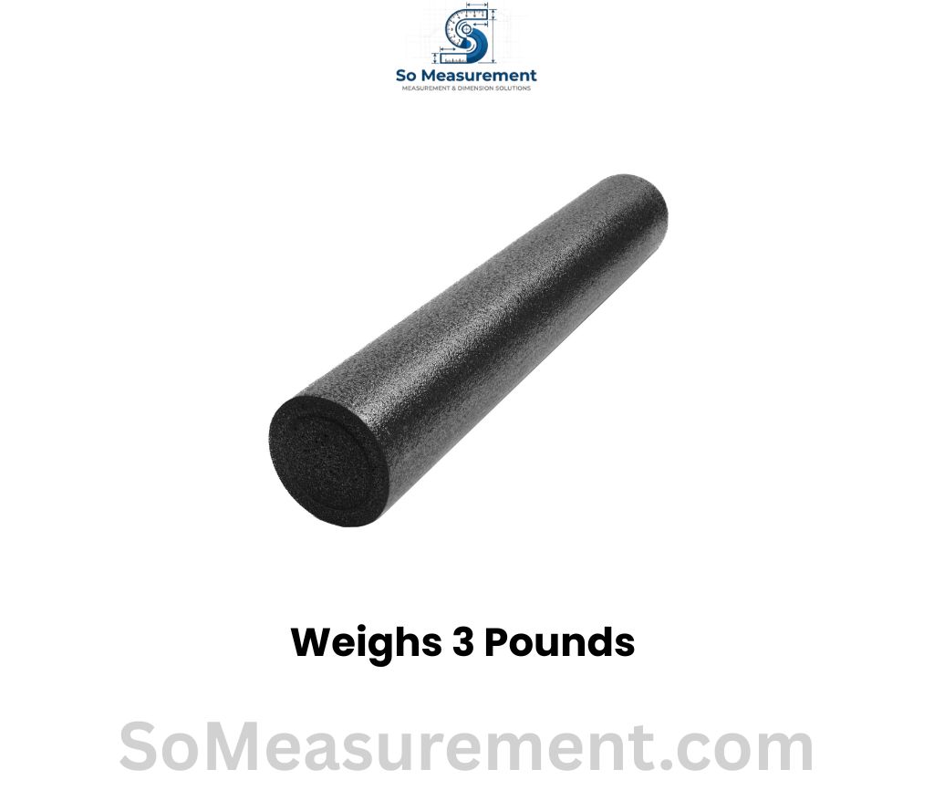 High-Density 36-Inch Yoga Foam Roller that weighs 3 Pounds