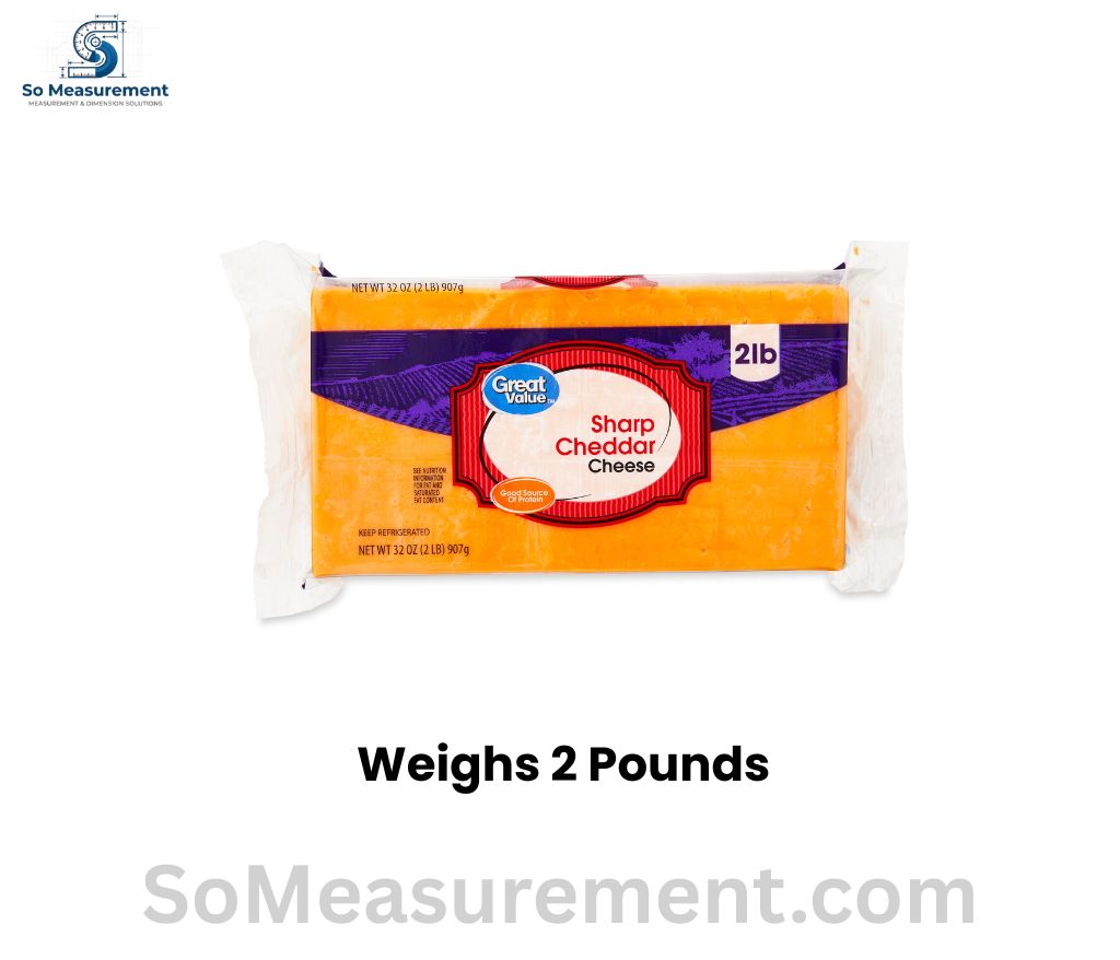 A 32 oz Block of Cheddar Cheese Weighs 2 Pounds