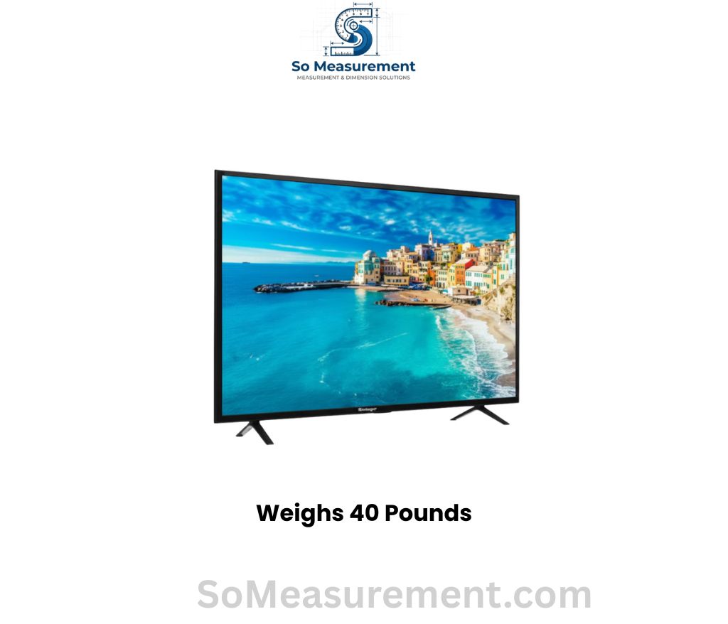 A 55-Inch LED Television that Weighs 40 Pounds