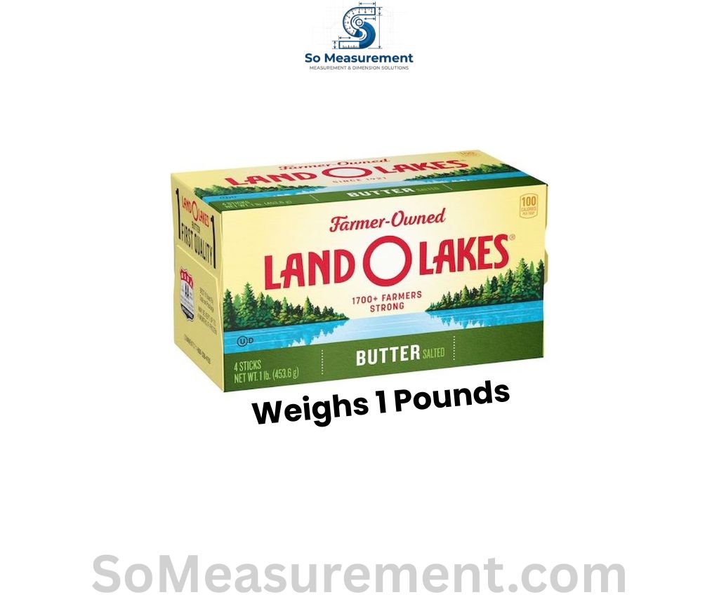 A Box of Butter that weighs 1 Pounds