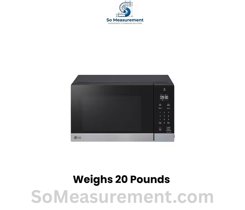 A Countertop Microwave Weighs 20 Pounds
