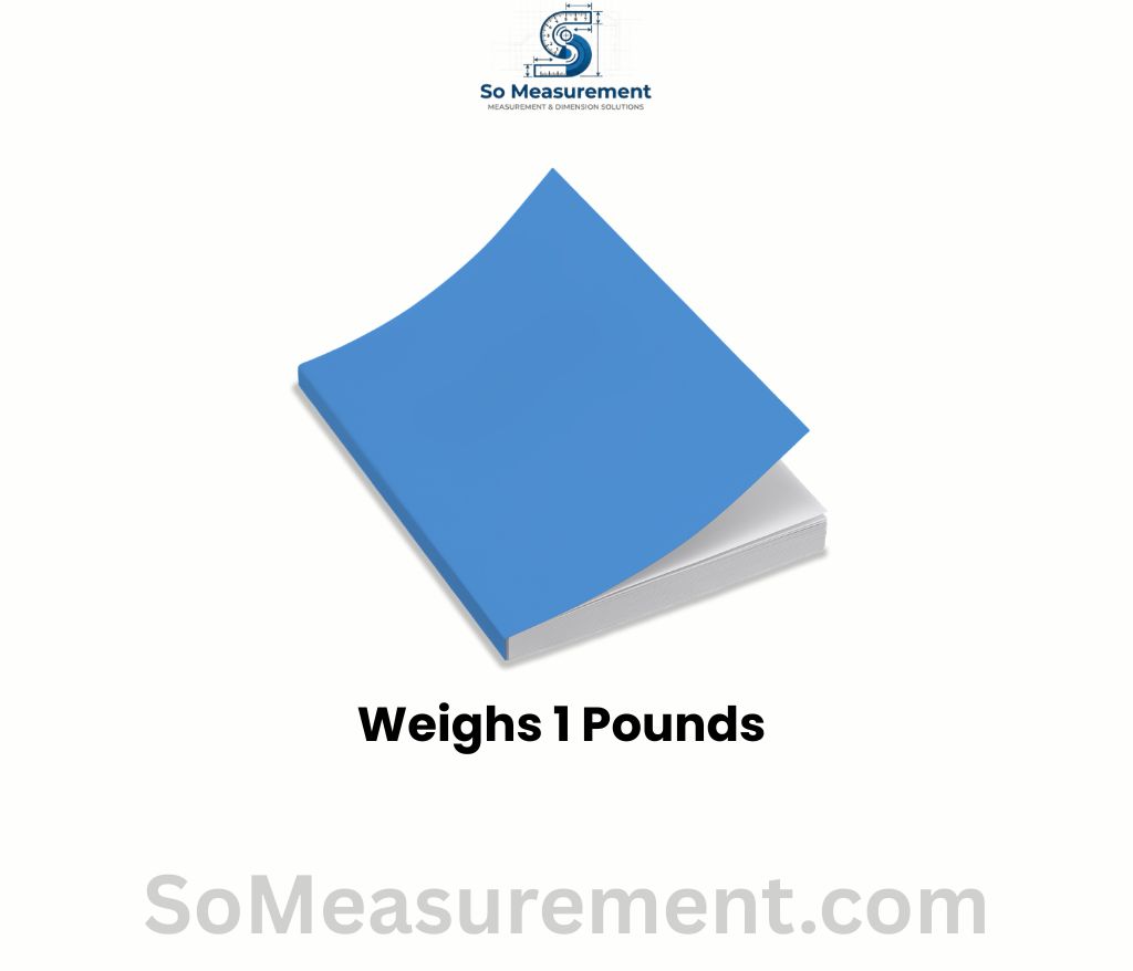 A Paperback Novel that weighs 1 Pounds