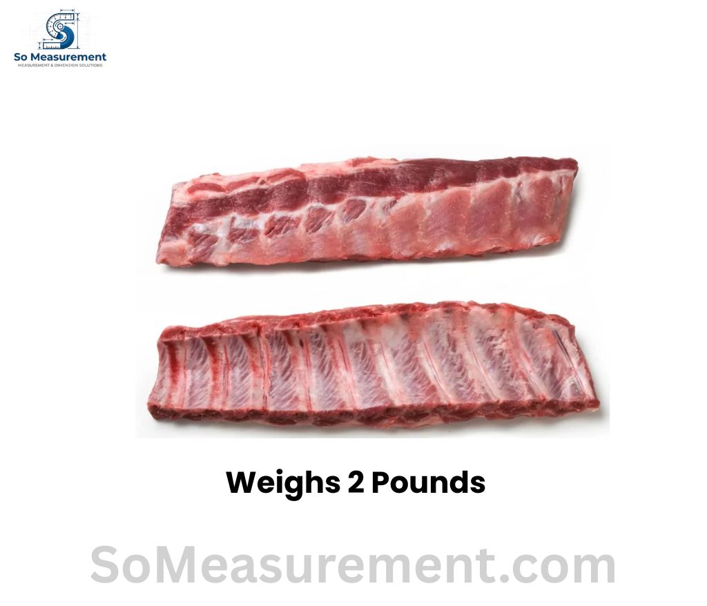 A Rack of Baby Back Ribs Weighs 2 Pounds