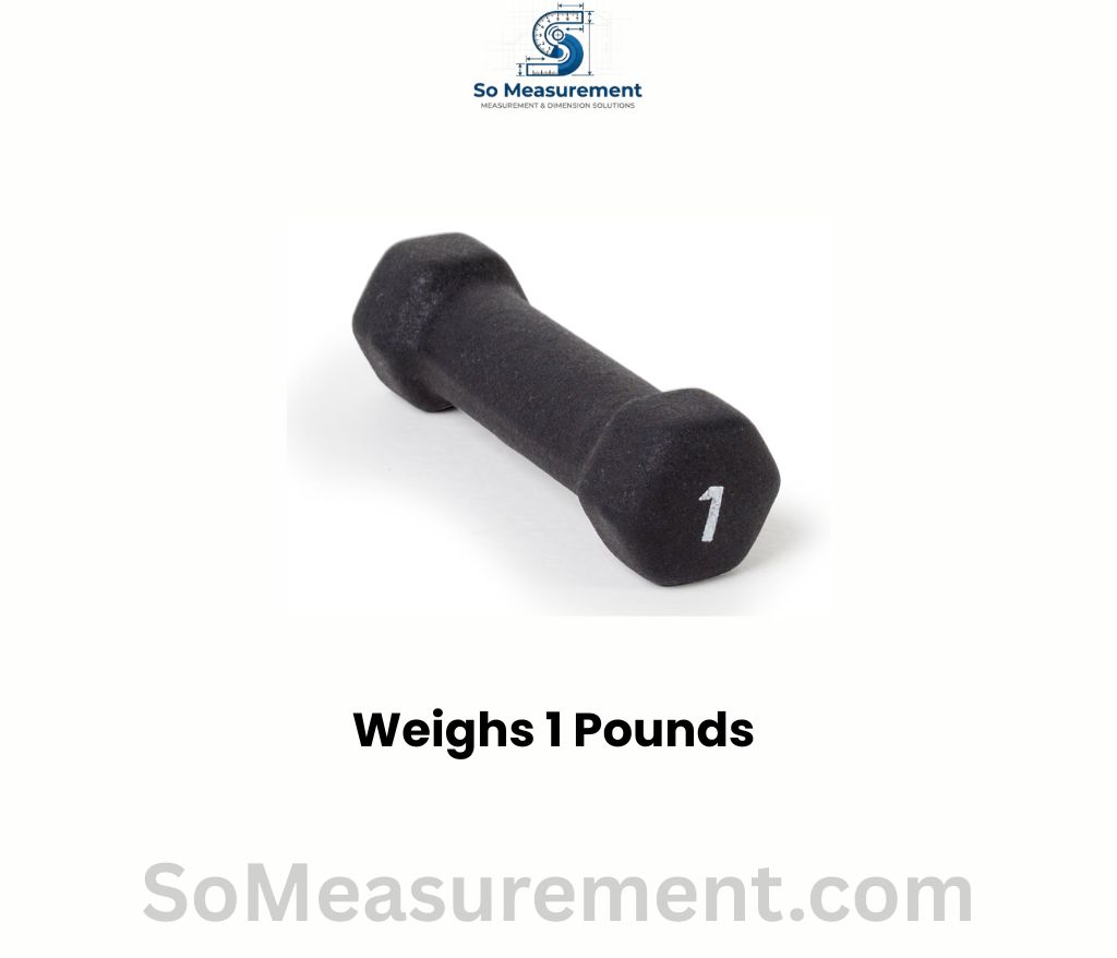 A Small Dumbbell that weighs 1 Pounds