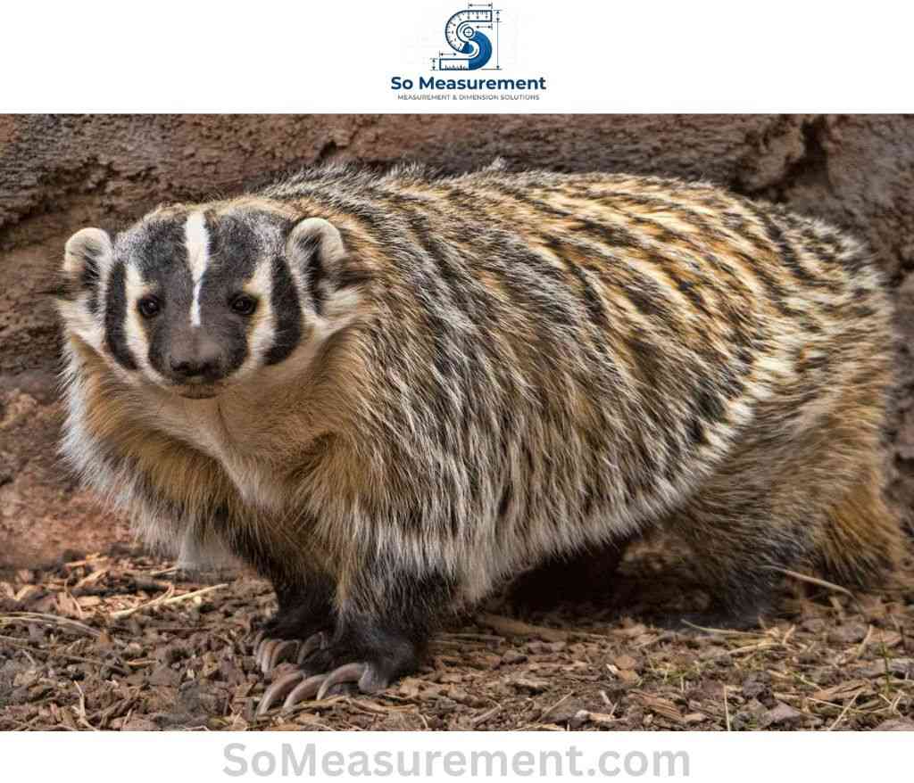 Adult Male American Badger that Weighs 35 Pounds