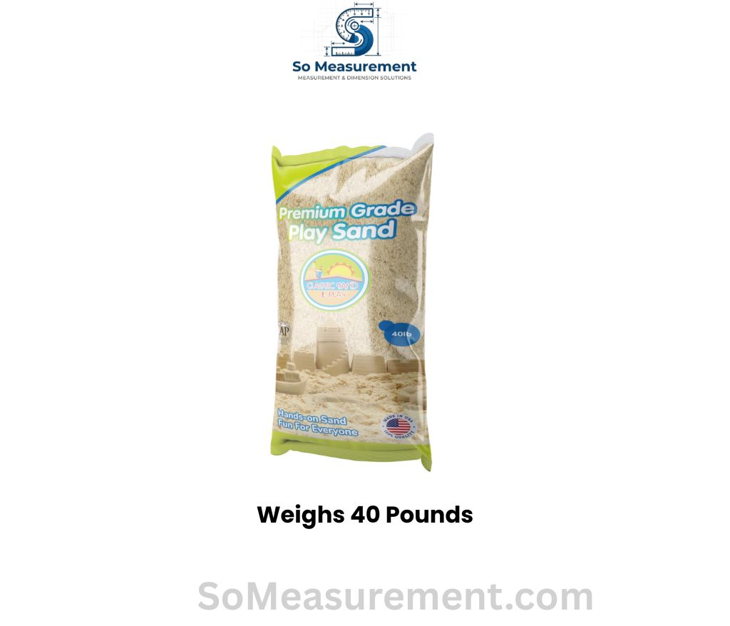 Bag of Play Sand that Weighs 40 Pounds
