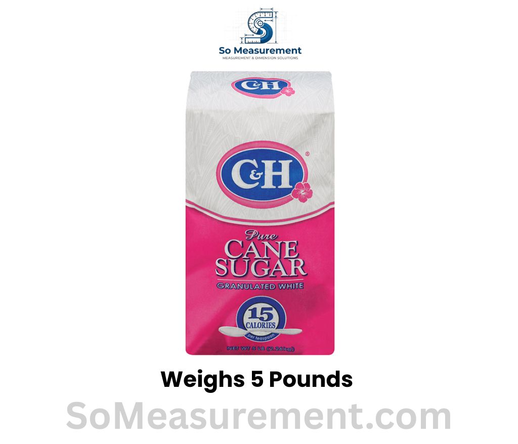 Bag of Sugar Weighs 5 pounds