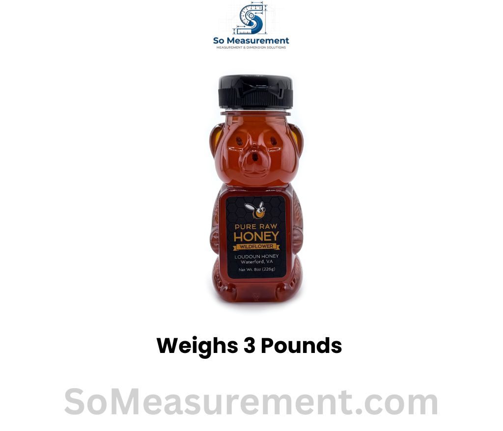 Bulk Tub of Raw Honey that weighs 3 Pounds