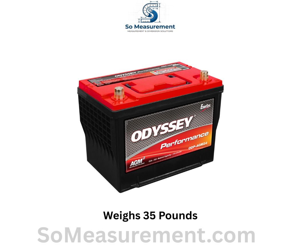 Car Battery that Weighs 35 Pounds