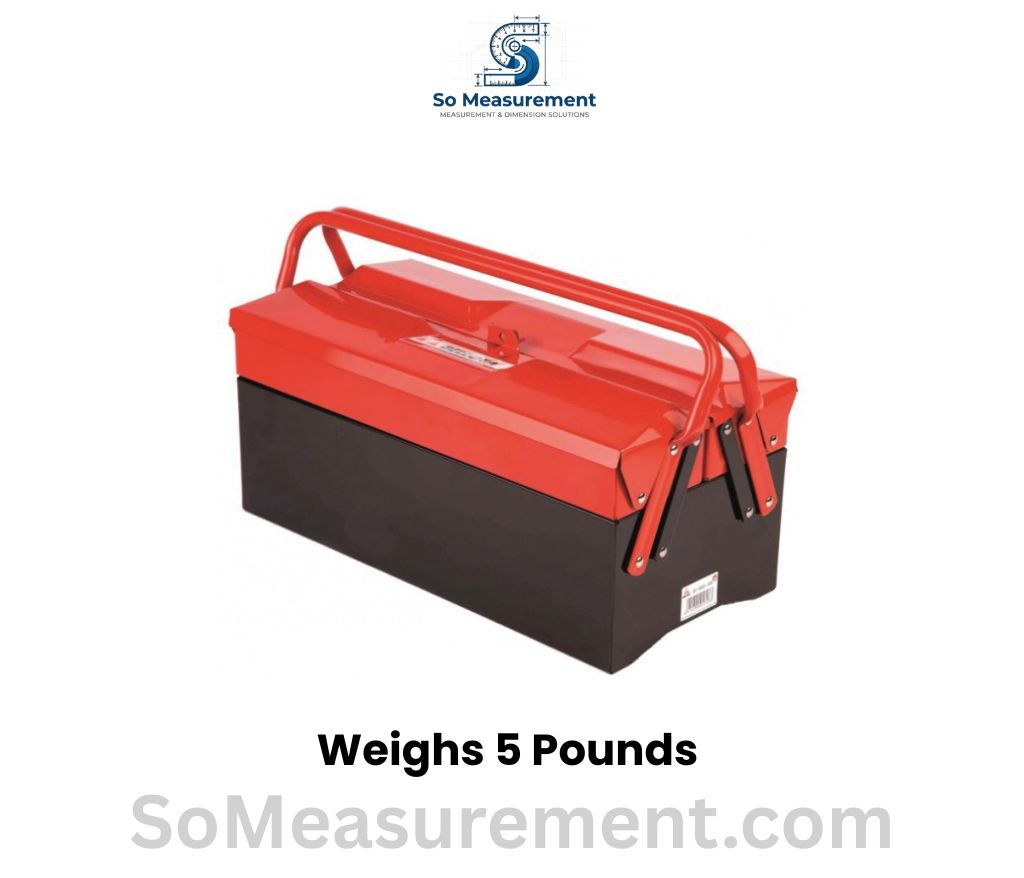 Small Empty Toolbox Weighs 5 pounds