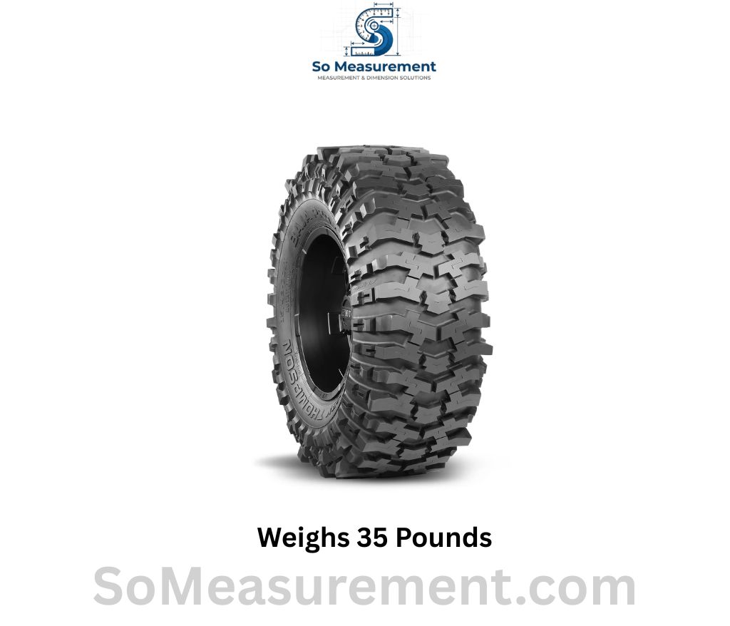 Small Light Truck Tire that Weighs 35 Pounds