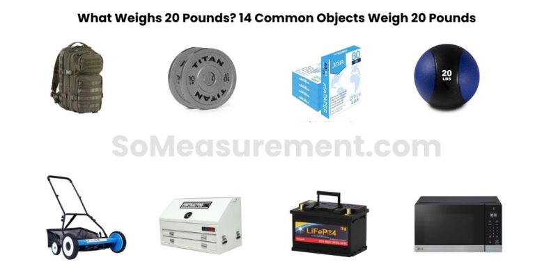 What Weighs 20 Pounds? 14 Objects That Help You Picture It