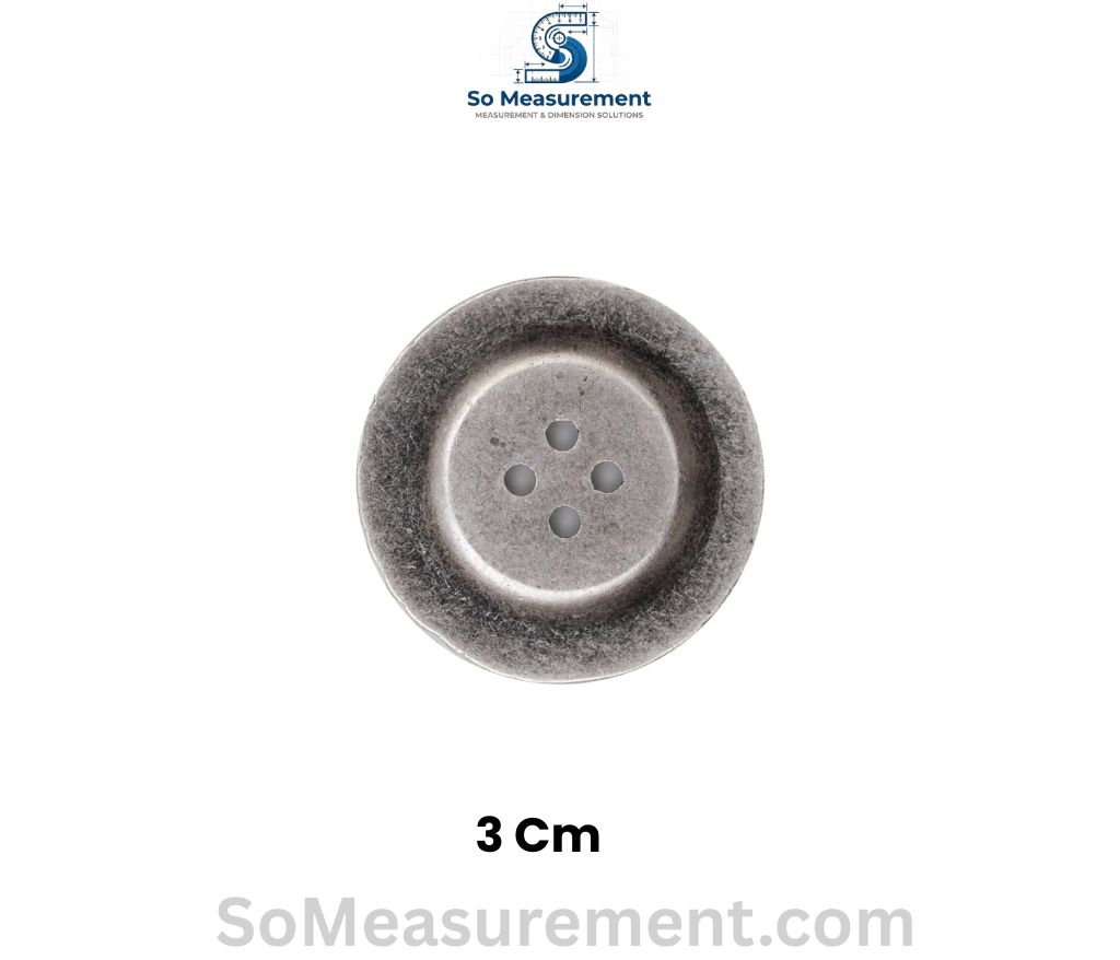 A Heavy Coat Button That Are 3 cm Big