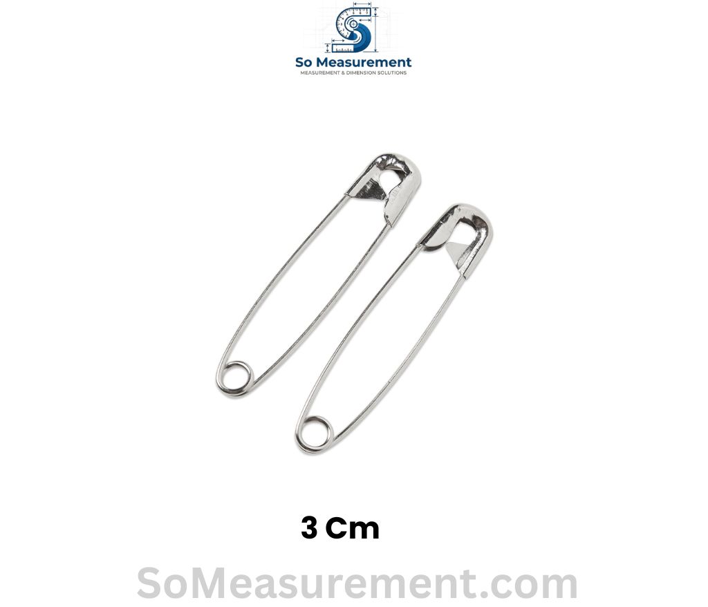 A Medium Safety Pin (Size 2) That Are 3 cm Big