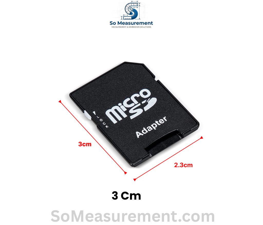 An SD Memory Card That Are 3 cm Big