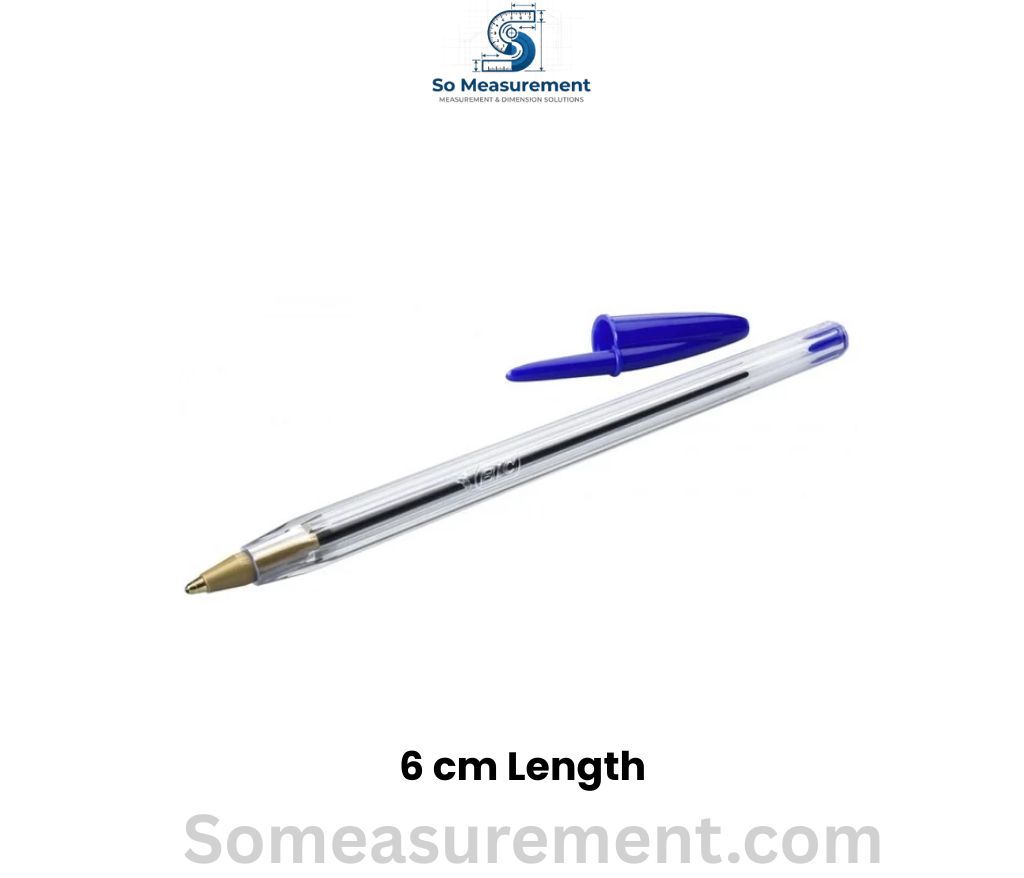 BIC Cristal Pen Cap that are 6 cm long