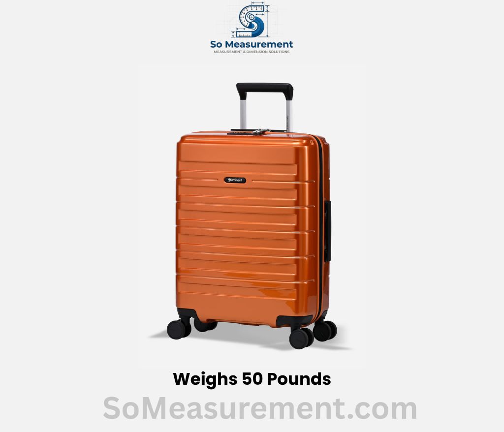 Fully Packed Checked Airline Suitcase that weighs 50 Pounds